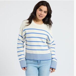 Dry Goods Thread & Supply Blue Stripe Sweater